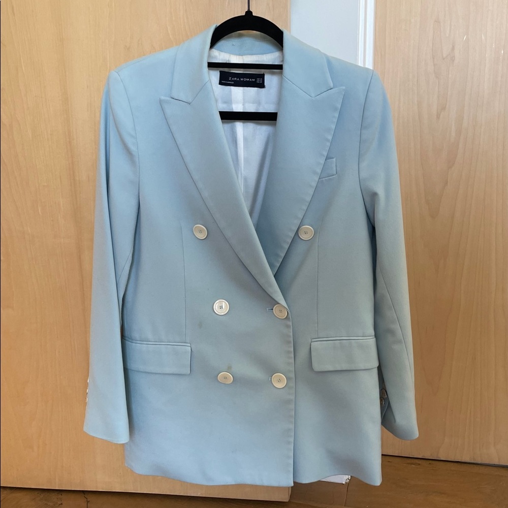 Zara double breasted blazer